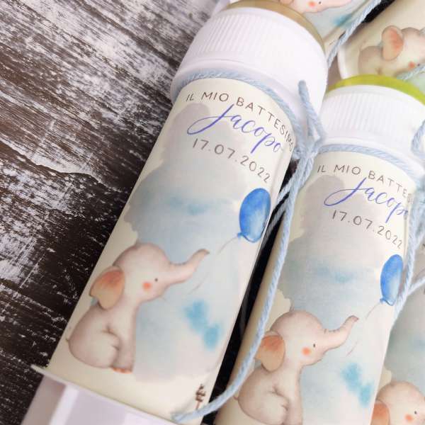 segnaposto bolle di sapone bambini ecofattoart